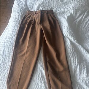 Aritzia Camel work pants (wilfred)